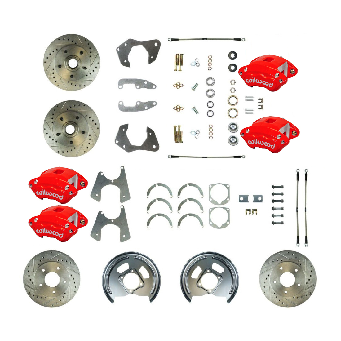 1965-1968 Chevrolet Impala/Biscayne/Bel Air The Right Stuff Performance 4-Wheel Disc Brake Conver...