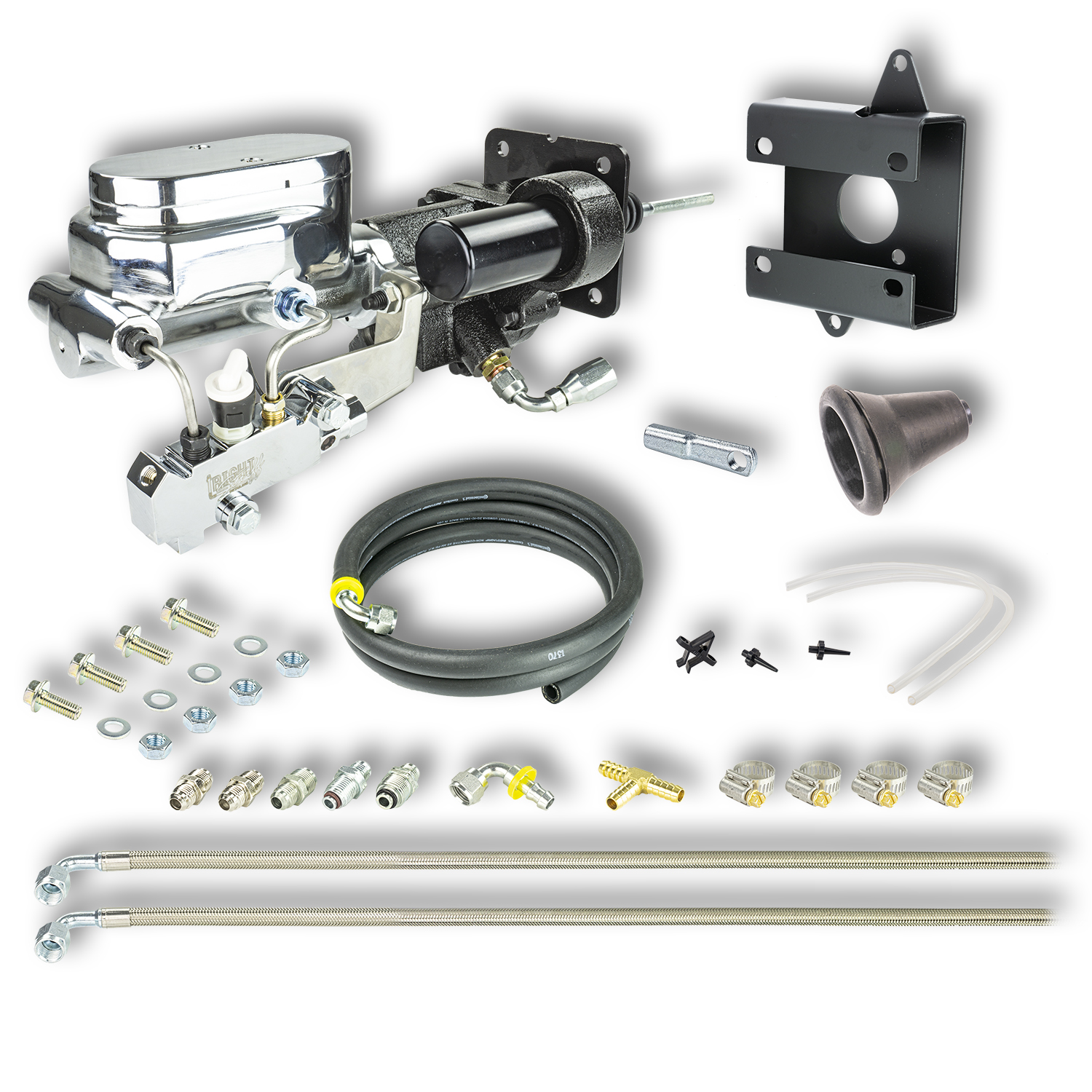 1960-1962 GM & GMC C/K Truck Chrome Hydro Boost Assembly Kit Disc Brake