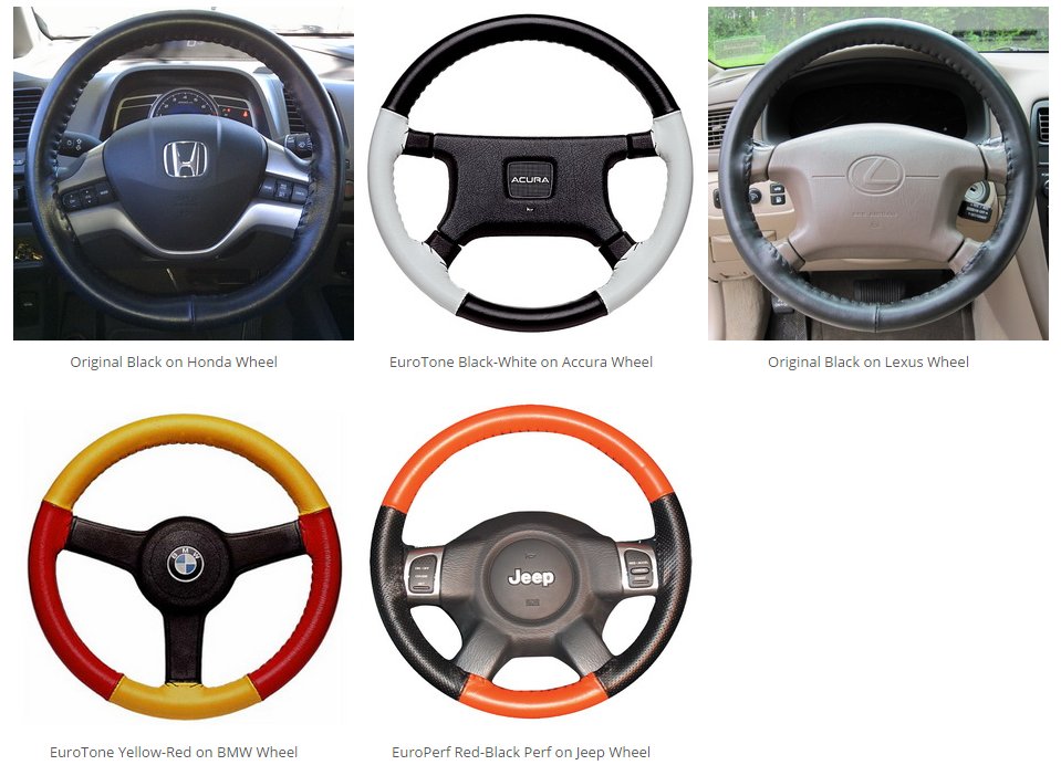 2015-2018 Mustang Wheelskins Steering Wheel Wrap