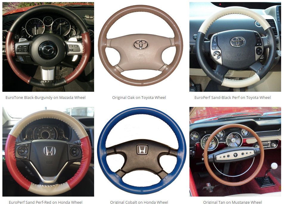 2015-2018 Mustang Wheelskins Steering Wheel Wrap