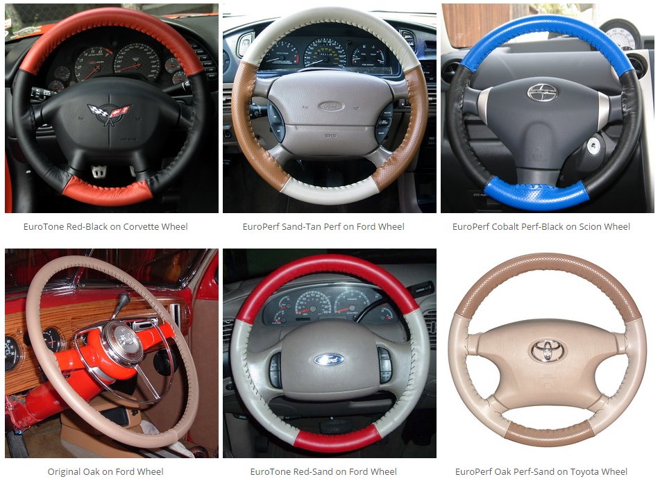 2015-2017 Mustang Wheelskins Steering Wheel Wrap