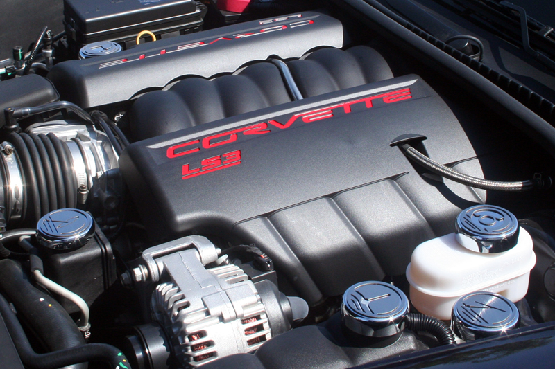 C6 Corvette engine fluid caps covers