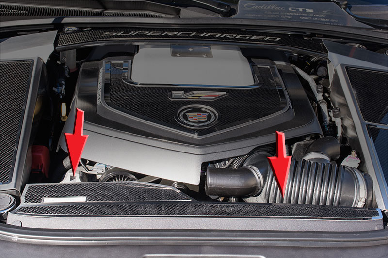 Cadillac CTS-V Carbon Fiber Engine Shroud