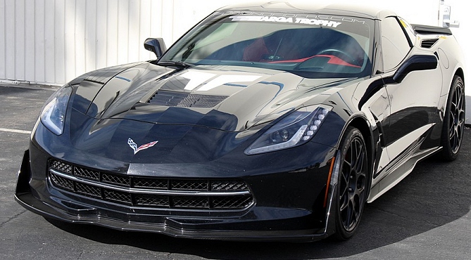 2014 2019 C7 Corvette Carbon Fiber Apr Front Air Dam Splitter