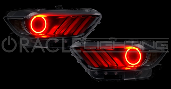 2015 Ford Mustang Oracle LED Headlight HALO Rings