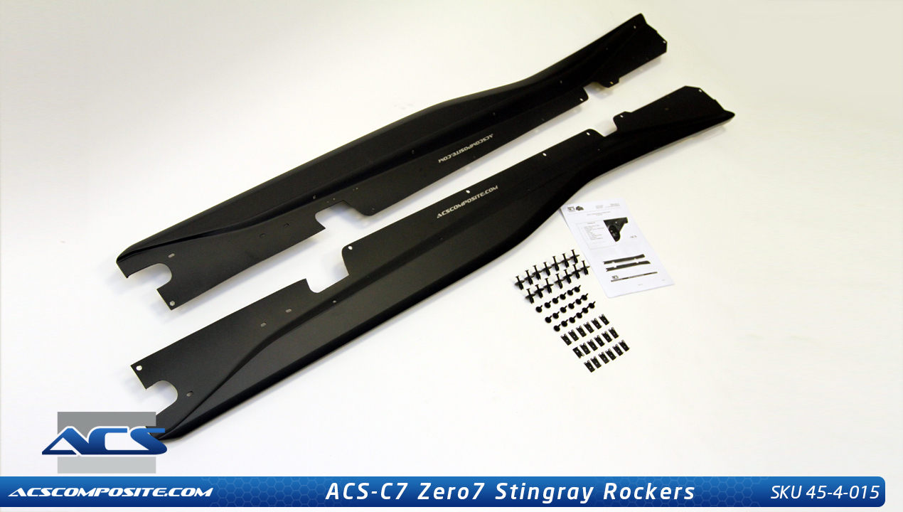 C7 Corvette Stingray Zero7 Side Rocker Skirts