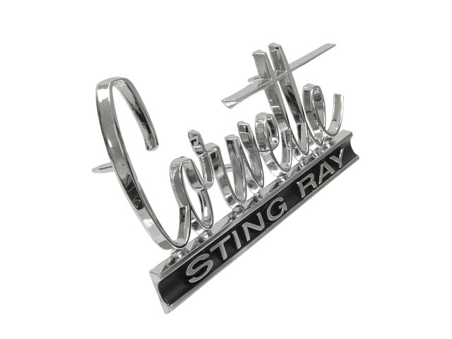 1967 Corvette Rear Deck Emblem-Also 1966 Front Hood