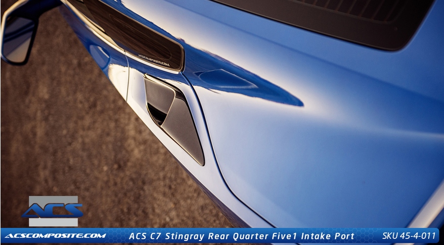 C7 Corvette Stingray Quarter Panel Ports ACS