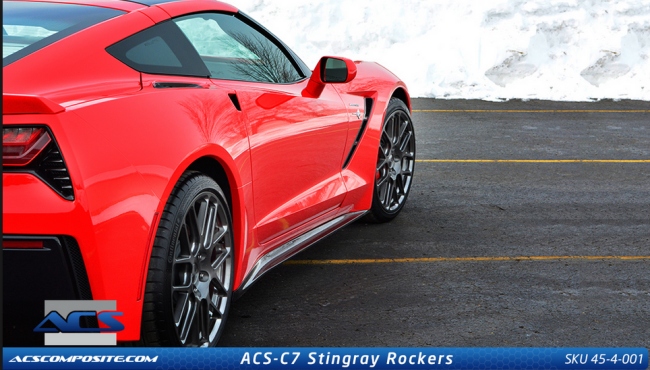 2014 2018 C7 Corvette Stingray ACS ZERO1 Side Rockers