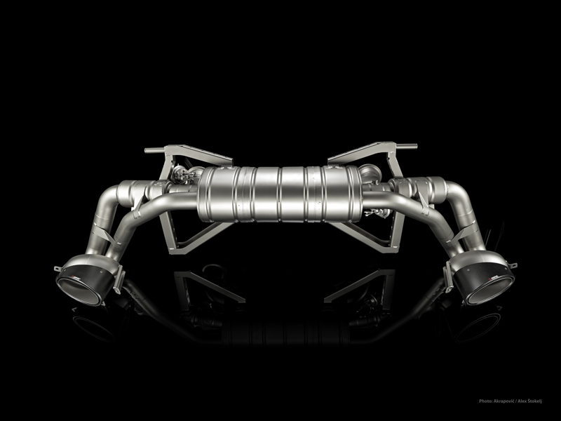 2009 2012 Audi R8 52l V10 Akrapovic Titanium Slip On Exhaust S