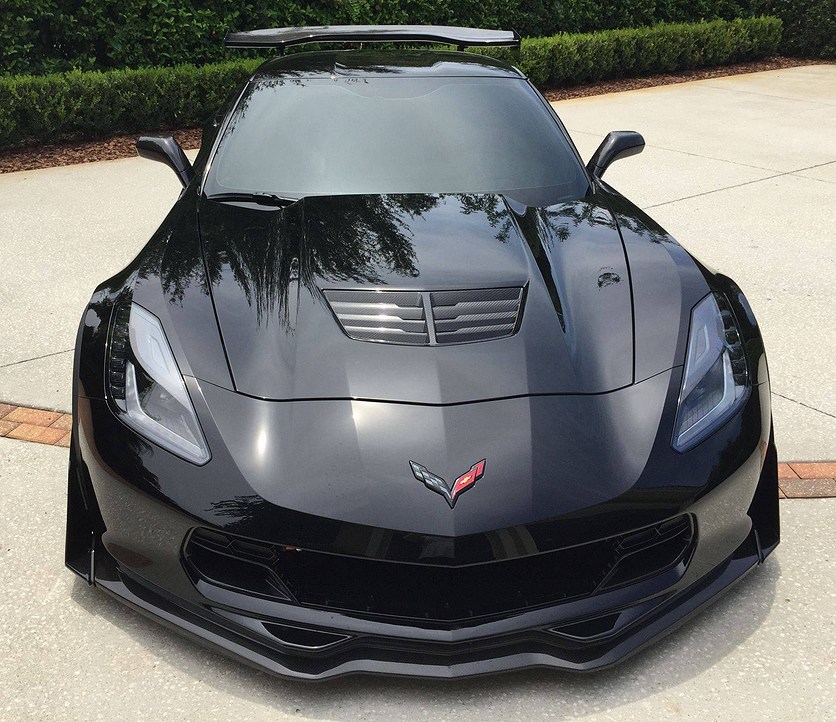 C7 Corvette Z06 Apr Track Pack Front Splitter Southerncarparts C7 Corvette Z06 Splitter