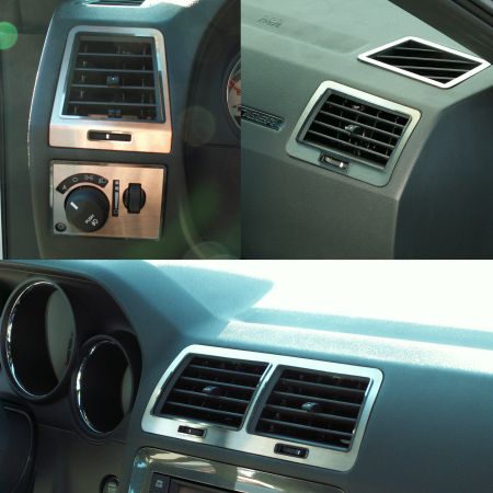 Auto Motorkap Air Flow Intake Hood Vent Cover Voor For Dodge Challenger 2015 Car Accessoires Red Carbon Fiber Silver Geel 2pc Set Wish