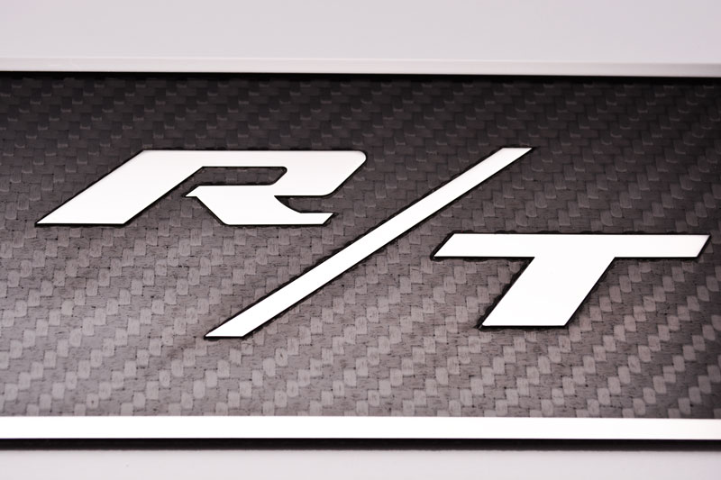 2008-2014 Dodge Challenger R/T Carbon Fiber Door Badges