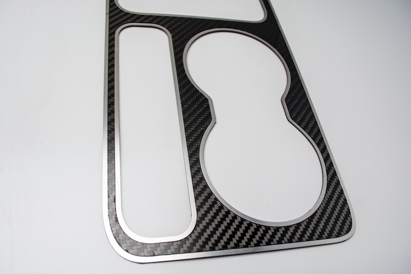 2008-2014 Dodge Challenger Carbon Fiber Shifter Plate Overlay