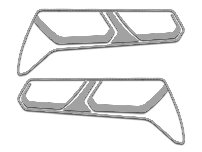 C7 Corvette Stainless Steel Taillight Trim