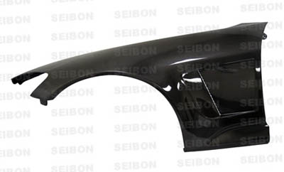 Carbon Fiber Wide Front Fenders by Seibon Carbon for the Nissan 350Z