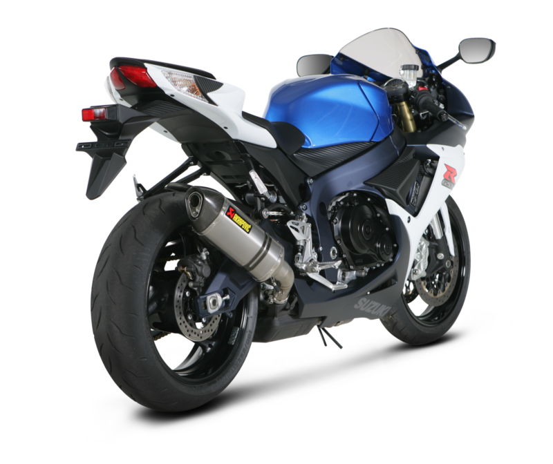 Suzuki GSXR 600 and GSXR 750 Titanium SlipOn Akrapovic Exhaust S