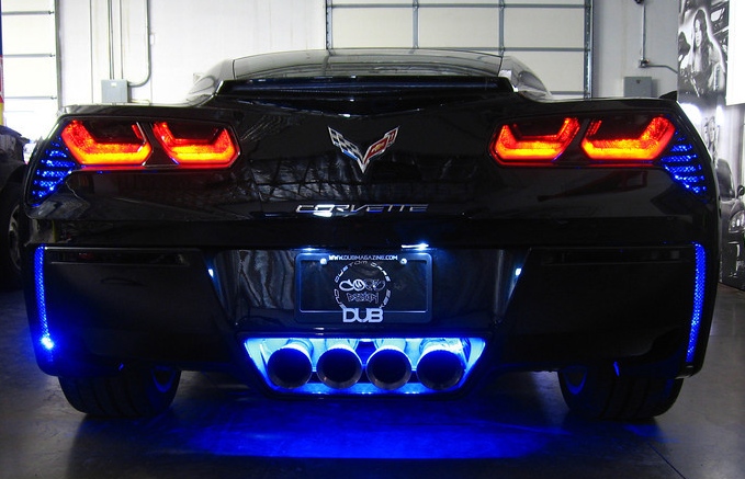 C7 Corvette Rear bumper fascia LED Kit