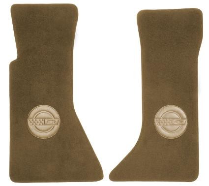 C4 Corvette logo embossed floor mats