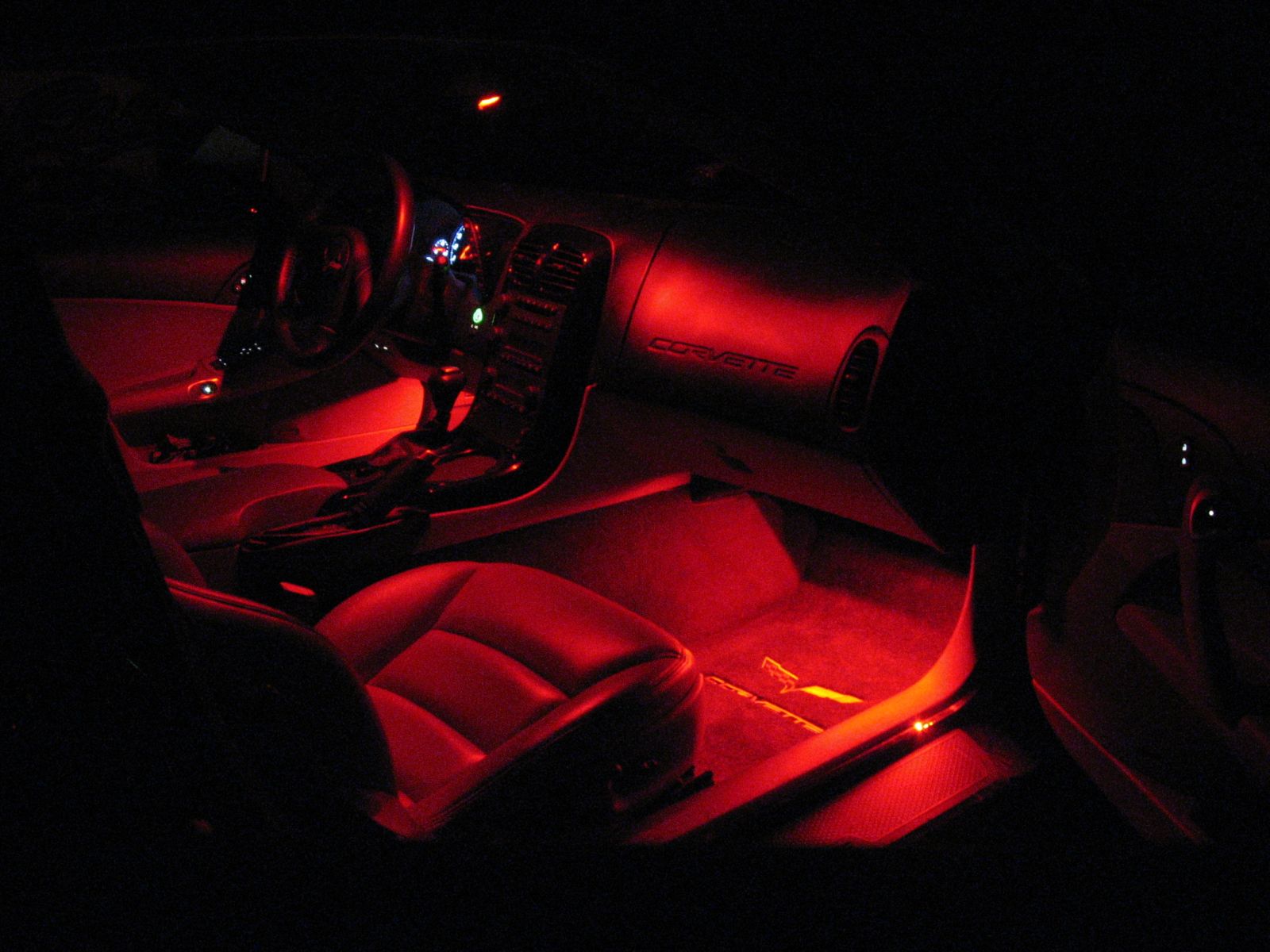 C6 Corvette LED Footwell lighting kit