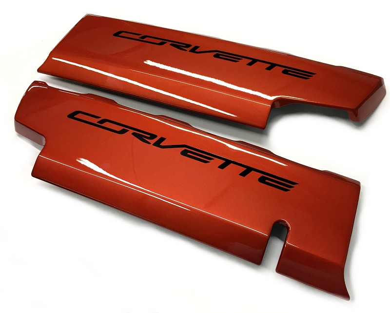 C7 Corvette Fuel Rail Covers - Custom Painted