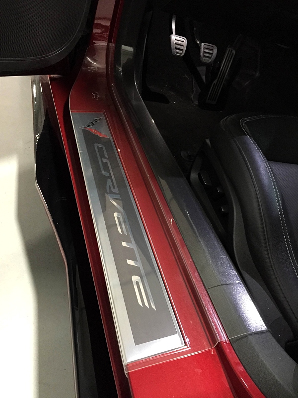 C7 Corvette Stingray Clear Door Sills Ease