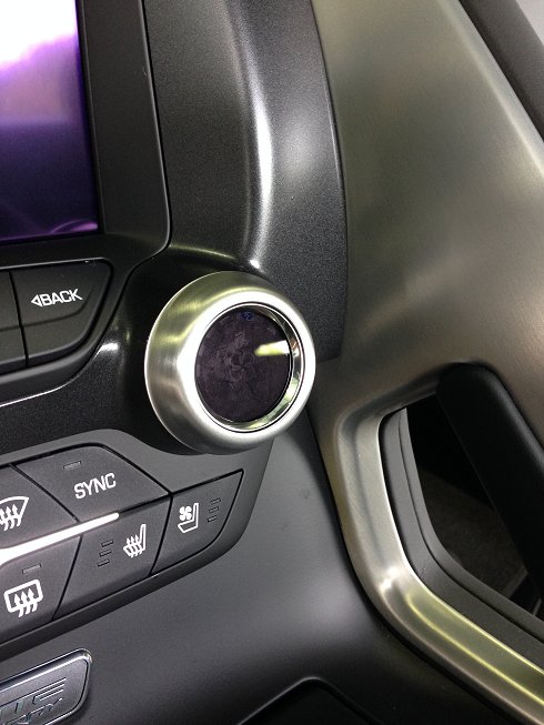 C7 Corvette Stingray Radio Dash Knobs Trim Rings