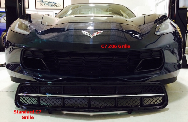 C7 Corvette Stingray Z06 Front Grille