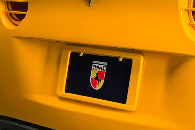C5 Corvette license plate frame