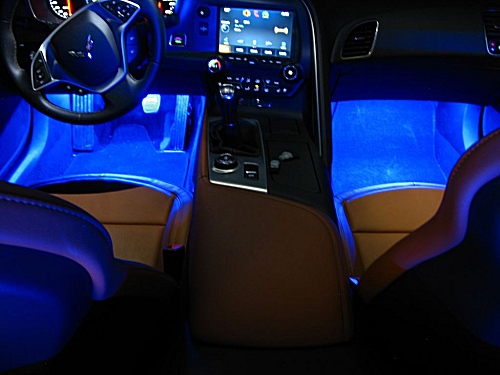 c7 Corvette stingray ambient footwell lighting kit