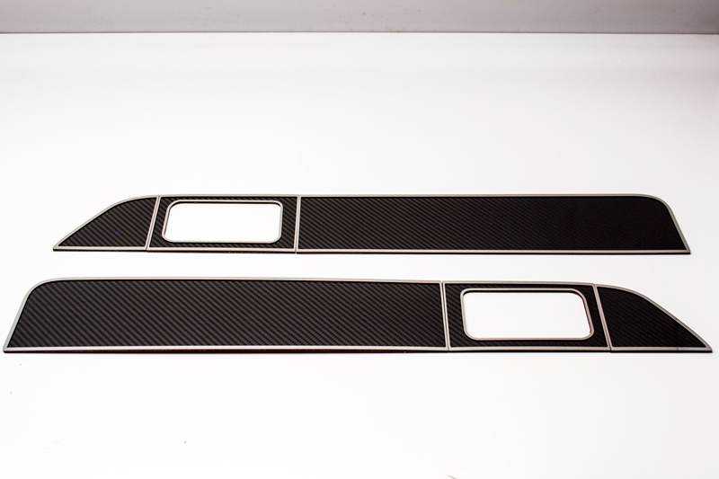 Ford Raptor Carbon Fiber Door Inserts