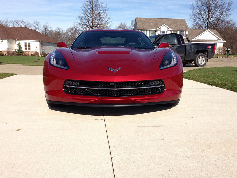 C7 Corvette Painted Front Splitter Stage 1 - SouthernCarParts.com