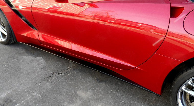 C7 Corvette Stingray ZR7 Side Skirts Stage 2