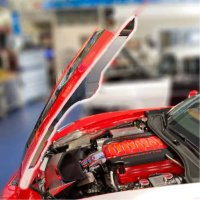 2014-2019 C7 Corvette Polished Hood Side Caps (2pc)