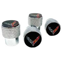 2020-2025 C8 Corvette Knurled Valve Stem Caps