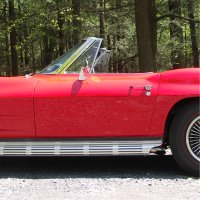 1963-1964 C2 Corvette Door Skin Outer Convertible LH