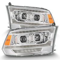2002-2006 RAM 1500 / 2003-2006 RAM 2500 AlphaRex LUXX-Series LED Tail Lights - Alpha-Black