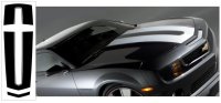 2010-2013 Camaro Horizontal Over Car Stripe Kit Coupe