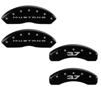 2015-2019 Ford Mustang V6 3.7L Caliper Covers Matte Black