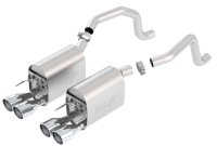 C6 Corvette Borla Sport Axleback Exhaust System 11811