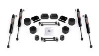 Fits JLU 2.5 " Performance Spacer Lift Kit with 9550 VSS Shocks For 19-Current Jeep JLU Wrangler ...