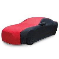 2005-14 Ford Mustang Ultraguard Car Cover Blk/Red