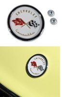 C1 1953-1955 C1 Corvette Nose Emblem Assembly