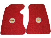1962 C1 Corvette Floor Mats with Embroidered Logo