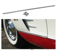 C1 1956-1961 Corvette Fender-Lower Mouldings
