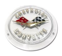 C1 1958-1962 Corvette Gold Front and Rear Emblem