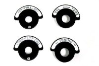 C2 1965-1967 Corvette Dash Bezel Set Non AC (4 Pcs)