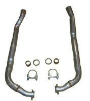 C3 1968-1974 Corvette Exhaust Pipes Carbon Steel Front Left and Right High Performance 2 to 2 1/2...