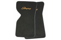 1972 C3 Corvette Floor Mats with Embroidered Logo