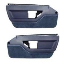 C4 1984-1985 Corvette Standard Door Panel Pair Blue